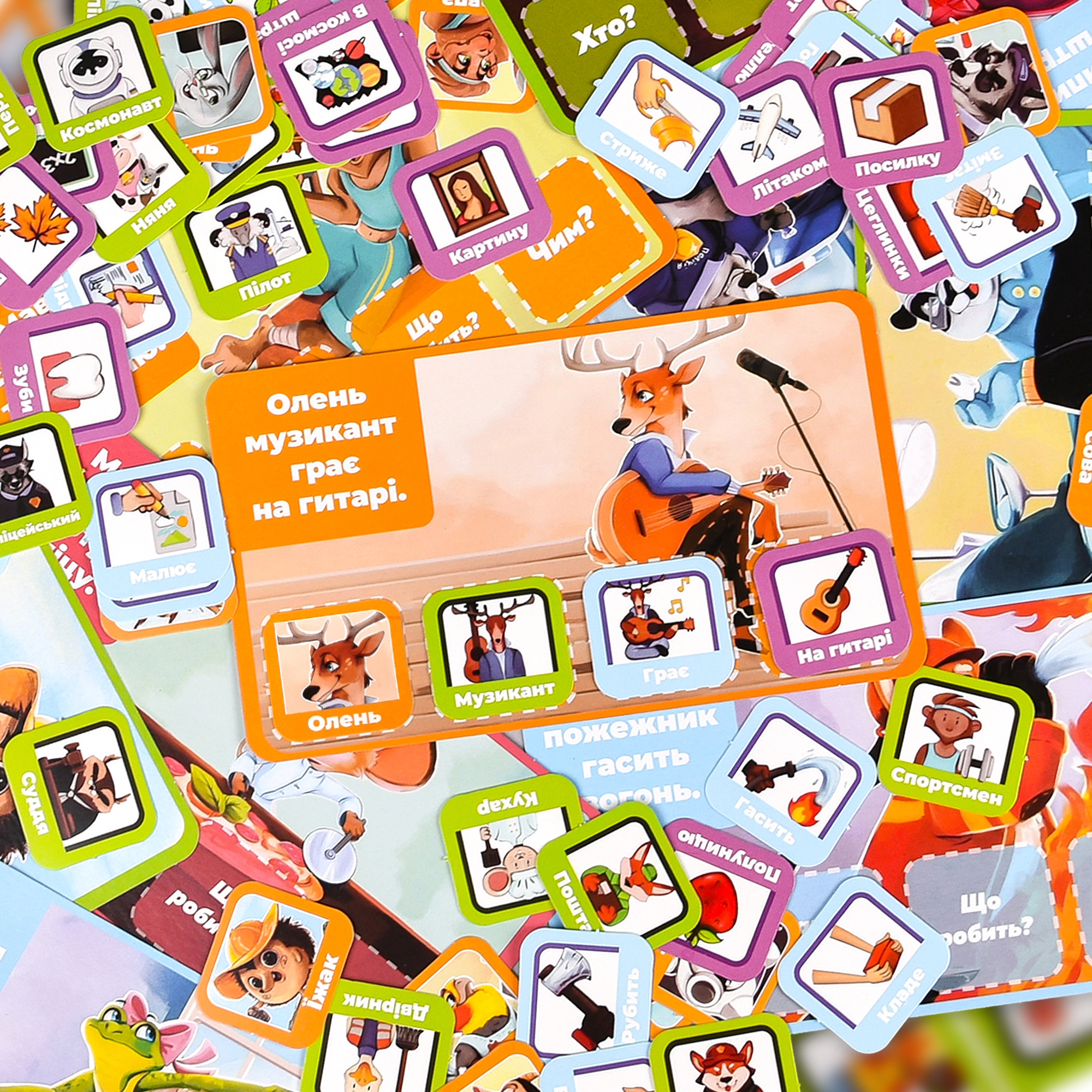 Настільна гра Майстри речень , бренду Strateg, для 2-4 гравців - 5 - KUBIX 