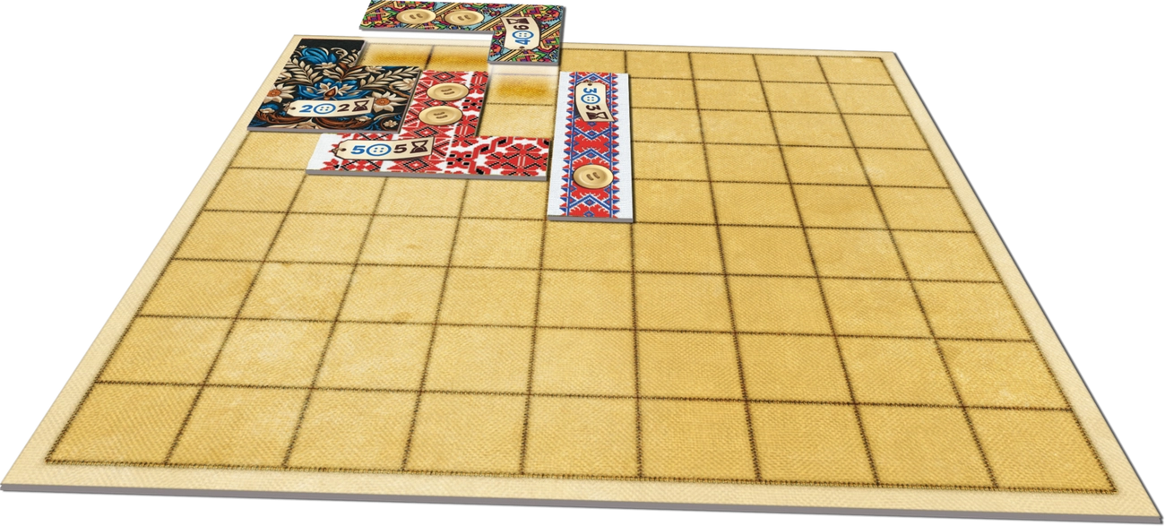 Настільна гра Печворк. Український фольклор (Patchwork), бренду Lord of Boards, для 2-2 гравців, час гри < 30хв. - 3 - KUBIX 
