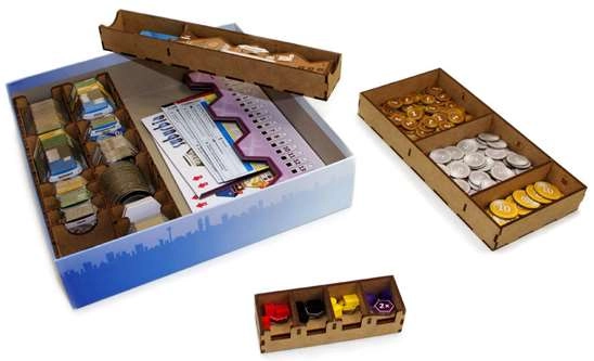  Органайзер для настільної гри Субурбія (Organizer for boardgame Suburbia), бренду Tower Rex - KUBIX
