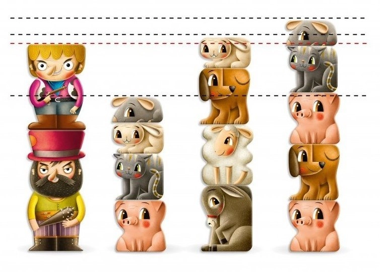 Настольная игра Музыканты из Бремена, бренду Granna, для 2-4 гравців, час гри < 30мин. - 4 - KUBIX 