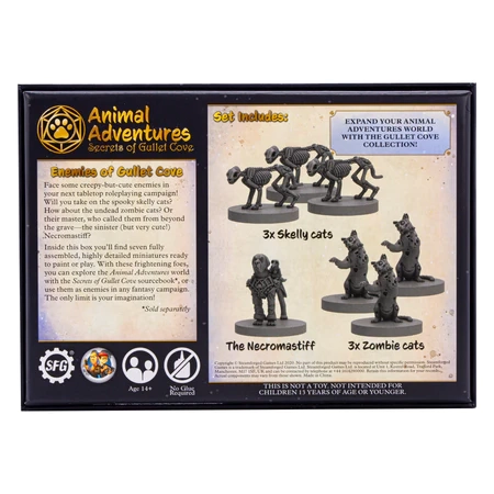 Настольная игра Animal Adventures: Враги Залива Глотки, бренду Steamforged Games Ltd. - 2 - KUBIX 