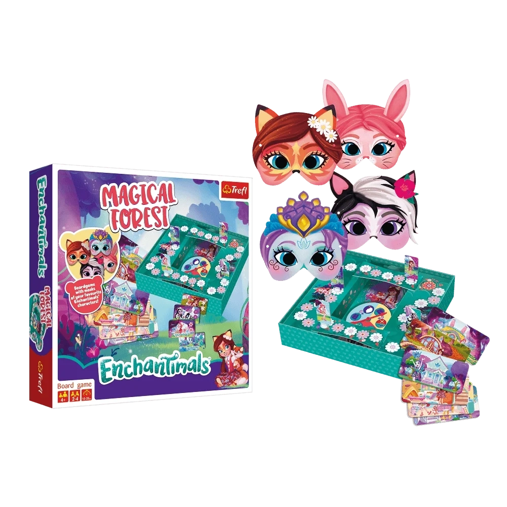 Настільна гра Енчантімалс: Магічний Ліс (Enchantimals: Magical Forest), бренду Trefl, для 2-4 гравців, час гри < 30хв. - 4 - KUBIX 