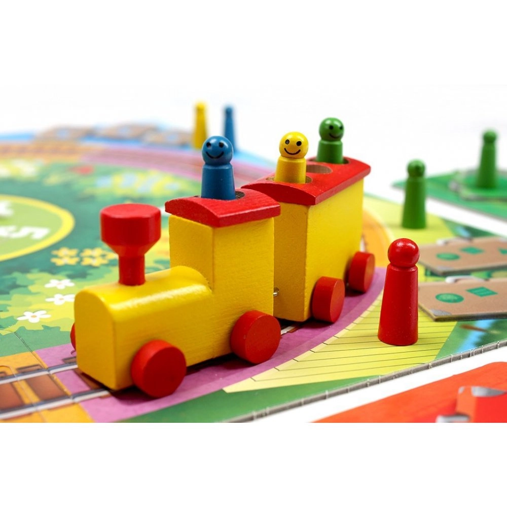 Настільна гра Мій перший потяг (The little train game), бренду Tactic, для 2-4 гравців, час гри < 30хв. - 2 - KUBIX 