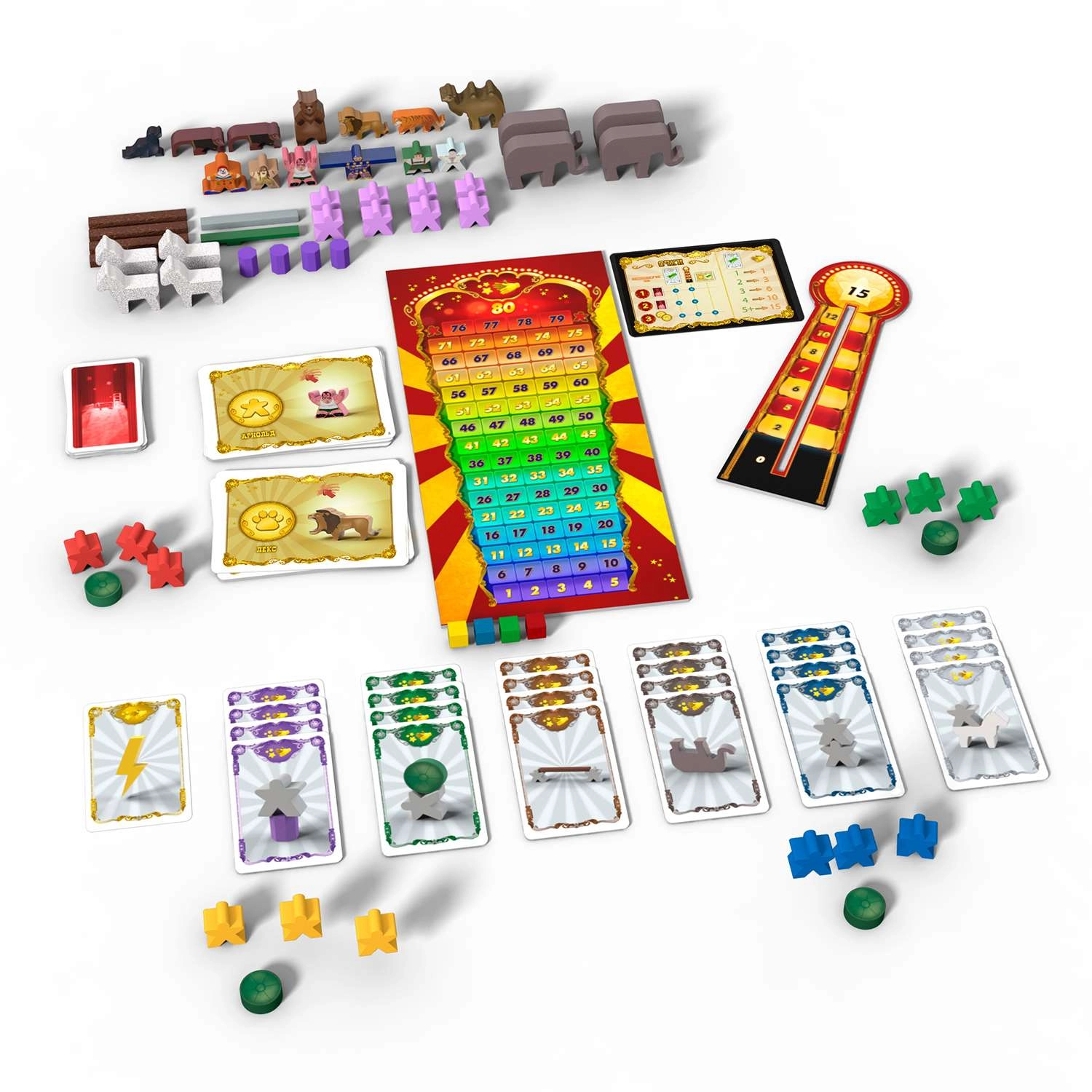 Настольная игра Крошечные Акробаты (Tiny Acrobats), бренду Lord of Boards, для 2-4 гравців, час гри < 30мин. - 4 - KUBIX 