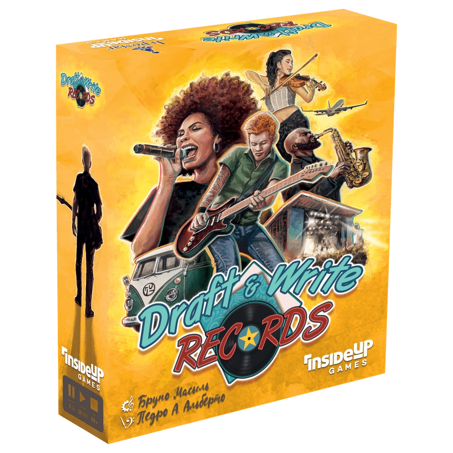 Настольная игра Draft & Write Records + 2 мини-дополнения, бренду Игромаг, для 1-6 гравців, час гри < 30мин. - KUBIX