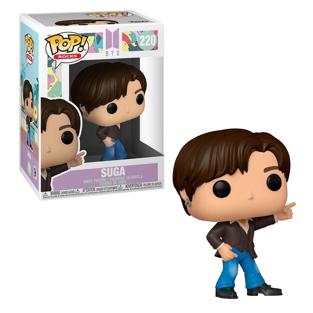 Игровая фигурка FUNKO POP! Suga. BTS #220, бренду Funko - 2 - KUBIX 