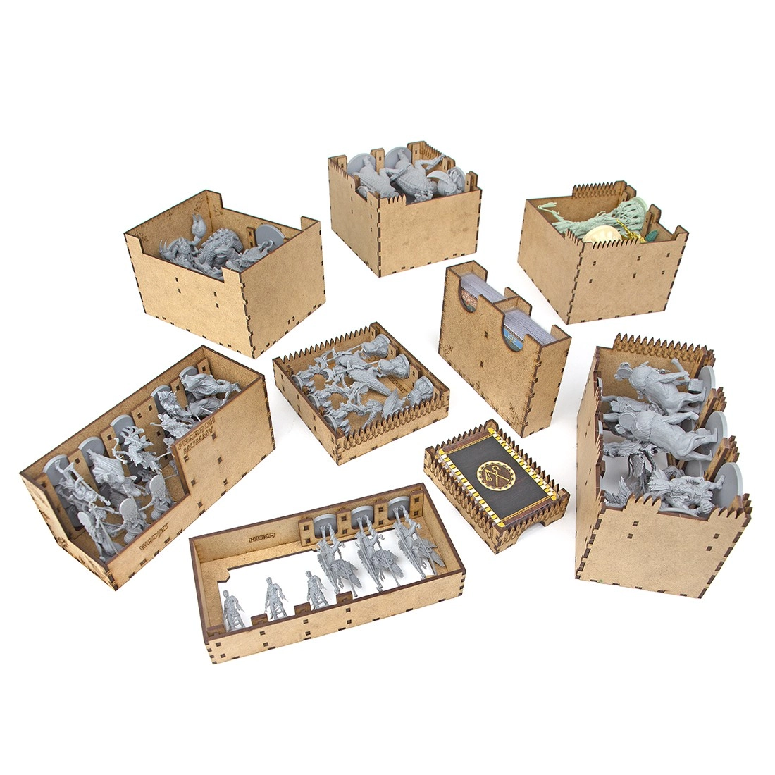 Органайзер для настільної гри Анкх: Боги Єгипту + доповнення (Organizer for boardgame Ankh: Gods of Egypt All In), бренду Tower Rex - 8 - KUBIX 