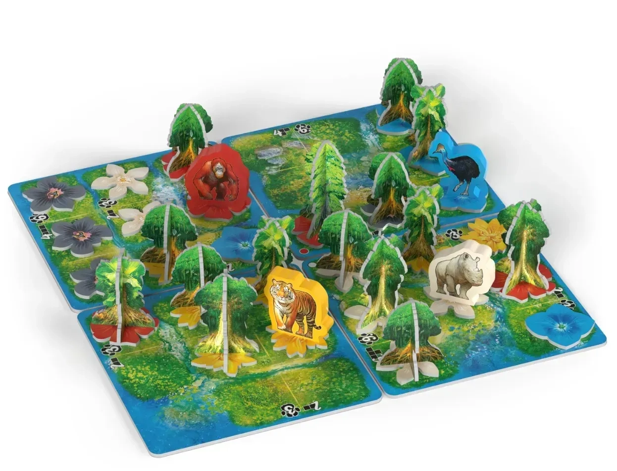 Настільна гра HUTAN: Життя в тропіках (HUTAN: Life in the Rainforest), бренду Lord of Boards, для 1-4 гравців, час гри < 30хв. - 7 - KUBIX 