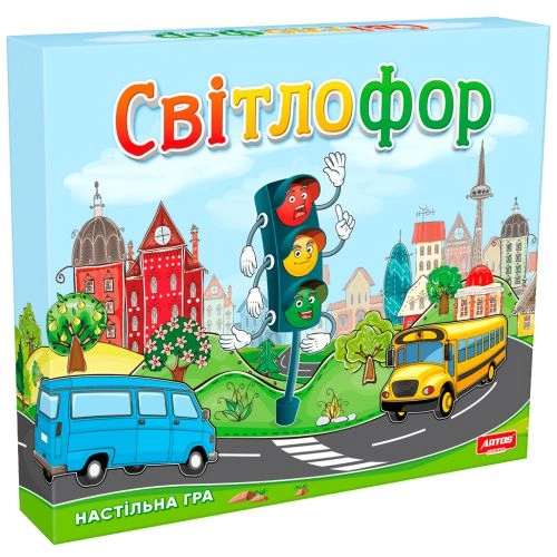 Настольная игра Светофор, бренду Artos games, для 2-4 гравців, час гри < 30мин. - KUBIX