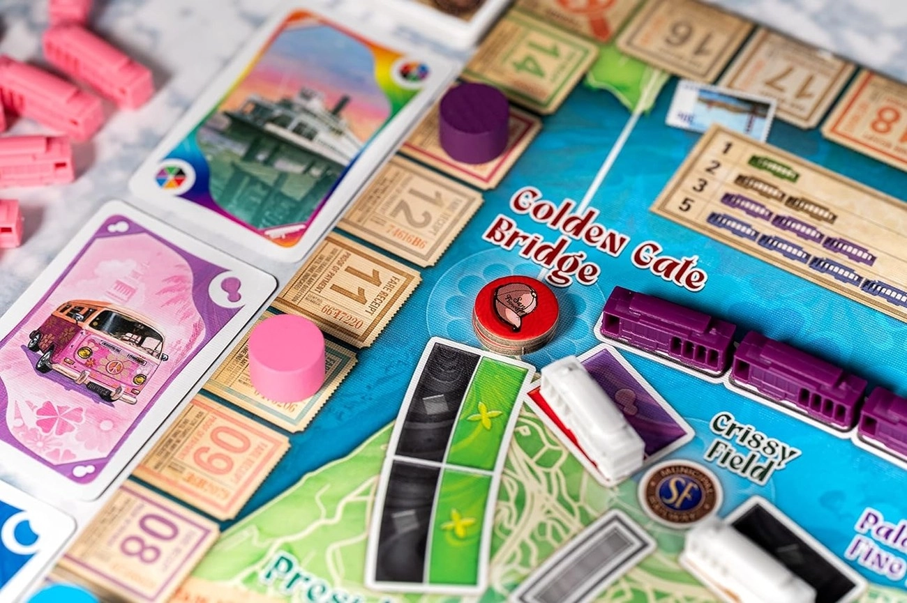 Настольная игра Ticket to Ride: San Francisco (Билет на поезд. Сан Франциско) (EN), бренду Days of Wonder, для 2-4 гравців, час гри < 30мин. - 6 - KUBIX 