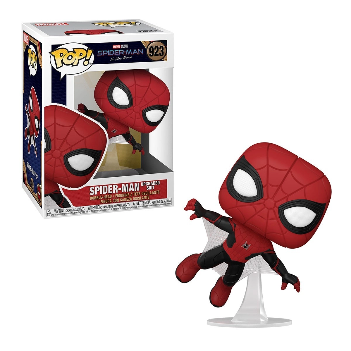 Игровая фигурка FUNKO POP! ЧЕЛОВЕК-ПАУК (улучшенный костюм) (Spider-Man) Marvel #923, бренду Funko - 2 - KUBIX 