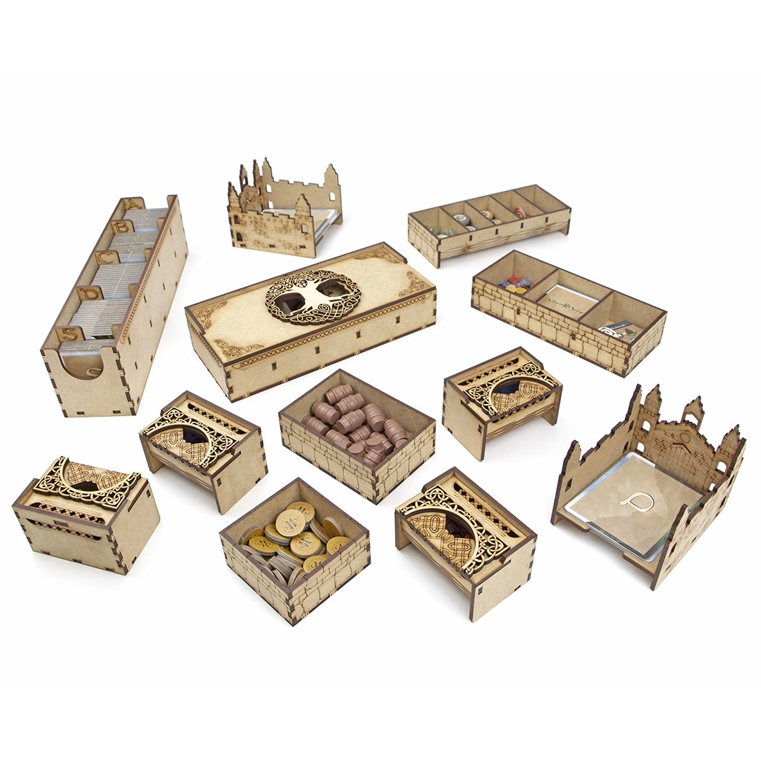 Органайзер для настільної гри Глен Мор (Organizer for boardgame Glen More II: Chronicles), бренду Tower Rex - 4 - KUBIX 