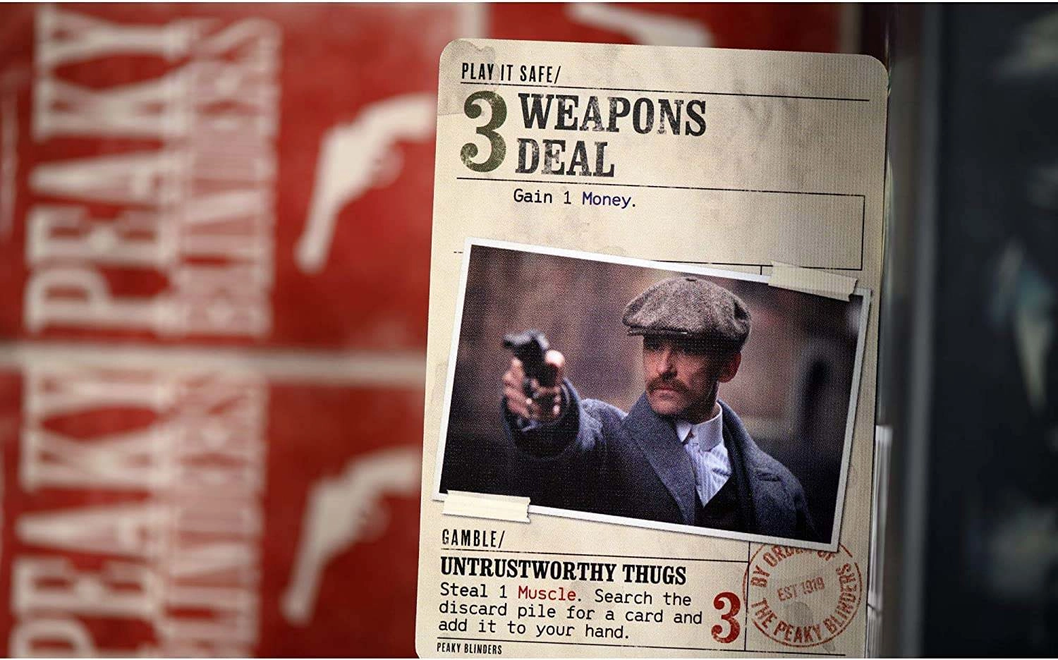 Настольная игра Peaky Blinders: Faster than Truth (Острые козырьки: Быстрее чем правда) (EN), бренду Steamforged Games Ltd., для 3-6 гравців, час гри < 30мин. - 11 - KUBIX 