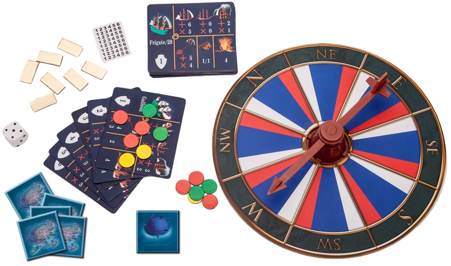 Настольная игра Адмирал (Admiral), бренду Bombat Game, для 2-6 гравців, час гри > 60мин. - 3 - KUBIX 