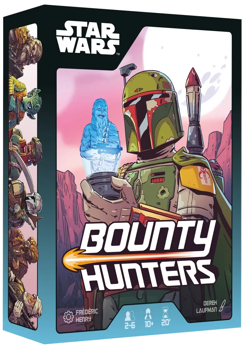 Настольная игра Звёздные войны. Охотники за головами (Star Wars: Bounty Hunters), бренду Geekach Games, для 2-6 гравців, час гри < 30мин. - KUBIX