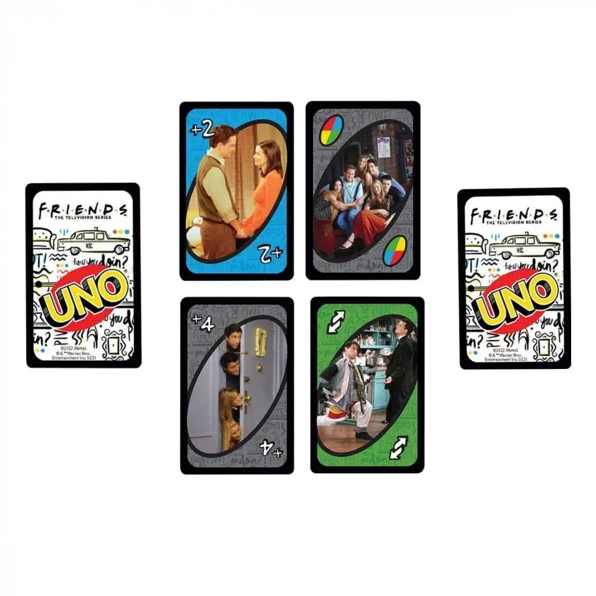 Настільна гра UNO Friends (Уно Друзі), бренду Mattel, для 2-12 гравців - 2 - KUBIX 