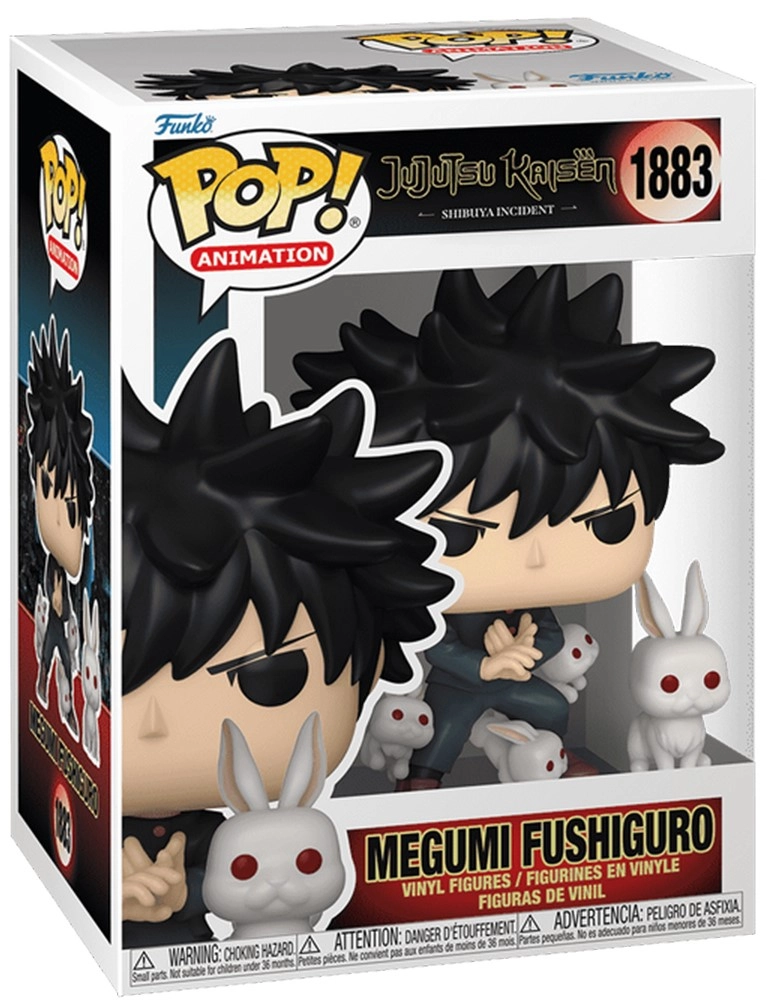 Игровая фигурка Funko Pop Мегуми с кроликами (Megumi Fushiguro) Jujutsu Kaisen: #1883, бренду Funko - KUBIX