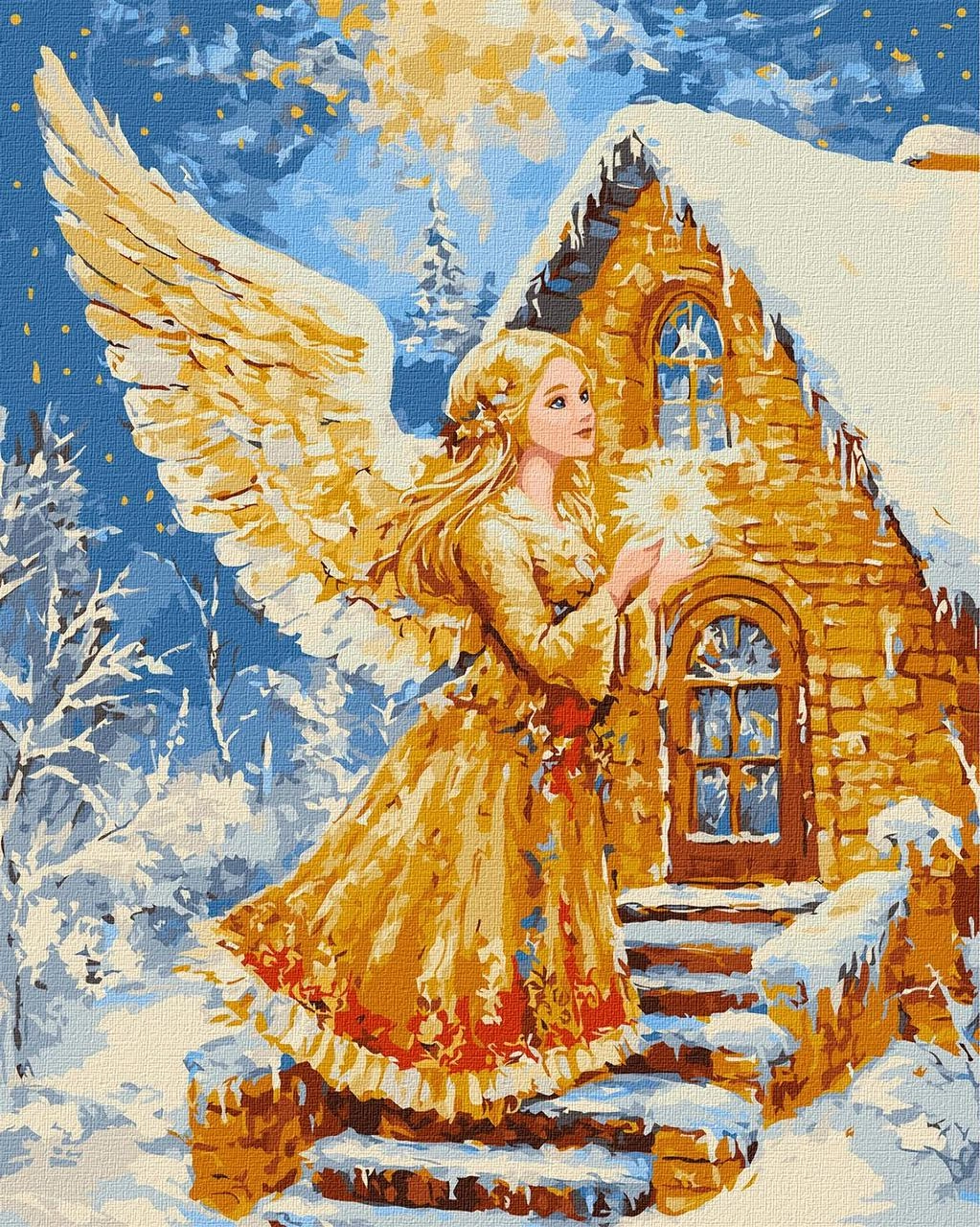 Картина по номерам Крылья света (40х50 см), бренду Идейка - KUBIX