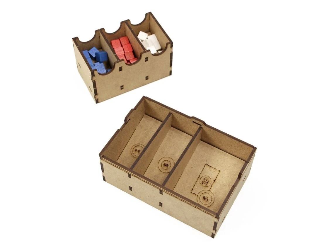 Органайзер для настольной игры Маракайбо (Organizer for boardgame Maracaibo), бренду Tower Rex - 7 - KUBIX 