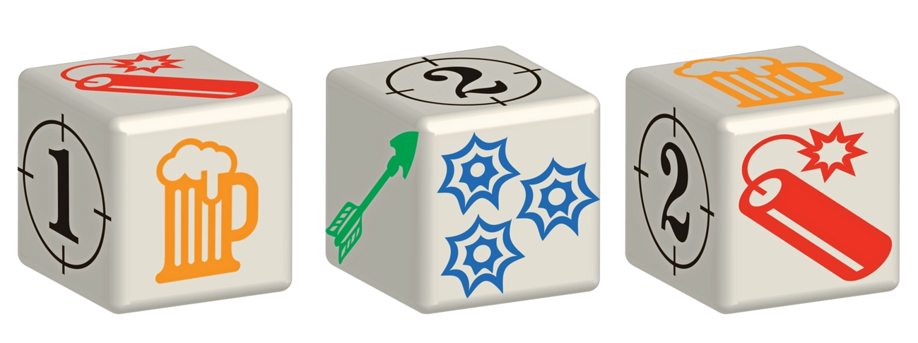 Настільна гра Бенґ! Кубикова гра (BANG! The Dice Game), бренду Geekach Games, для 3-8 гравців, час гри < 30хв. - 4 - KUBIX 