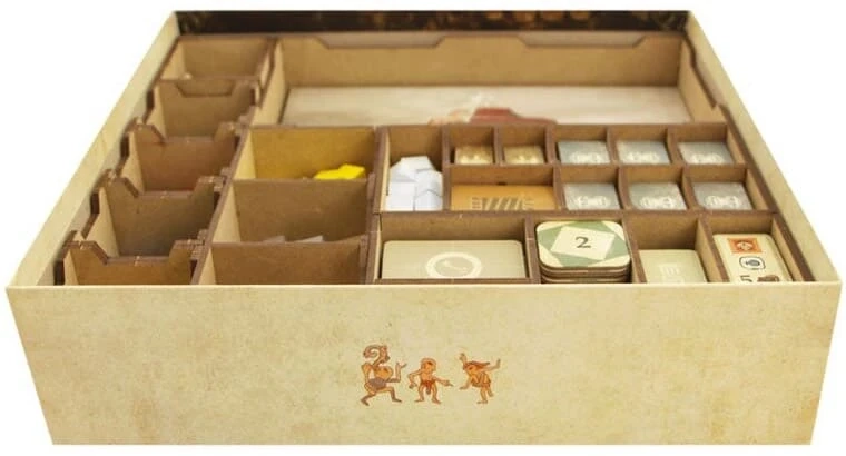 Органайзер для настольной игры Теотиуакан: Город Богов (Organizer for boardgame Teotihuacan: City of Gods), бренду Tower Rex - KUBIX