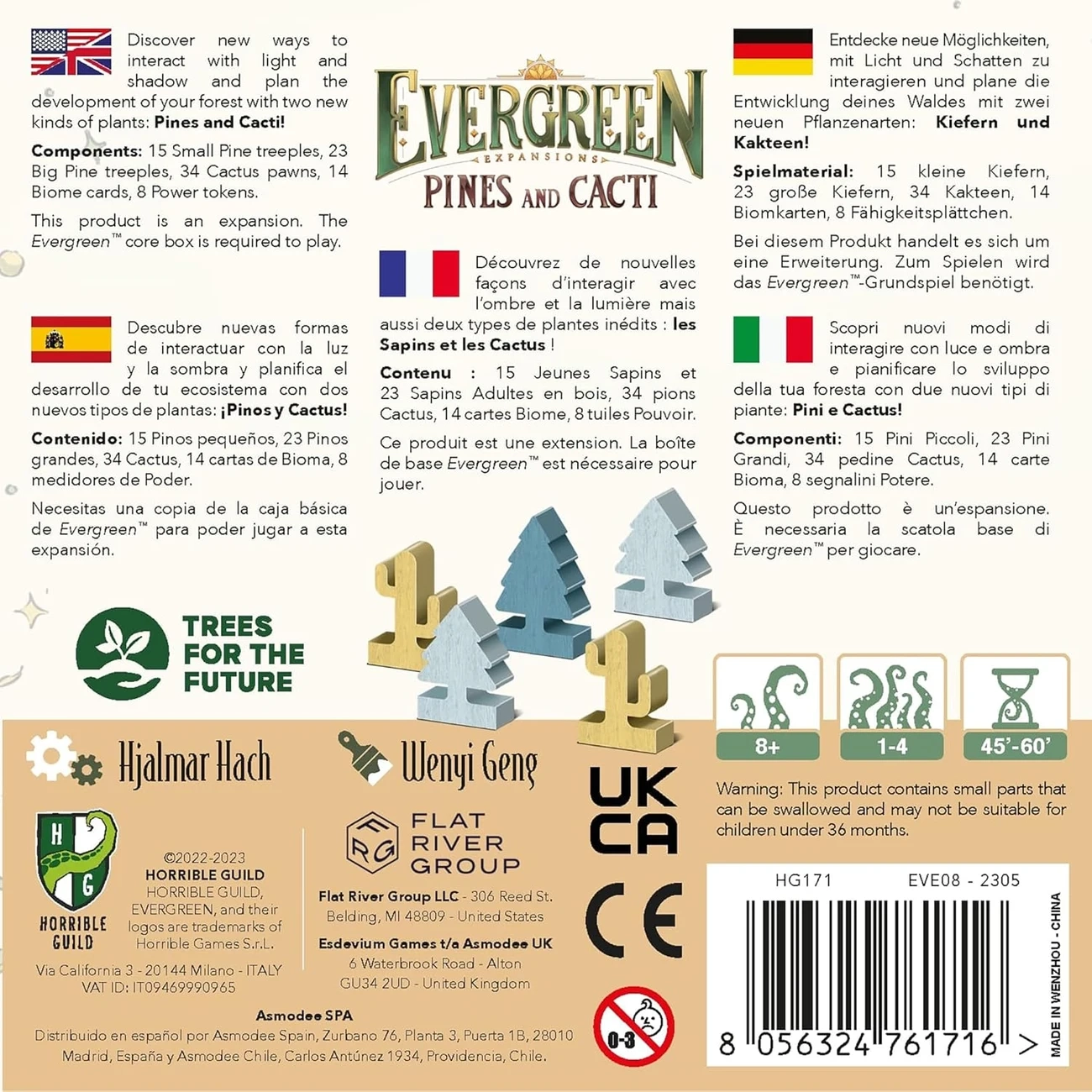 Настольная игра Evergreen: Сосны и Кактусы, бренду Games 7Days, для 1-4 гравців, час гри < 60мин. - 2 - KUBIX 