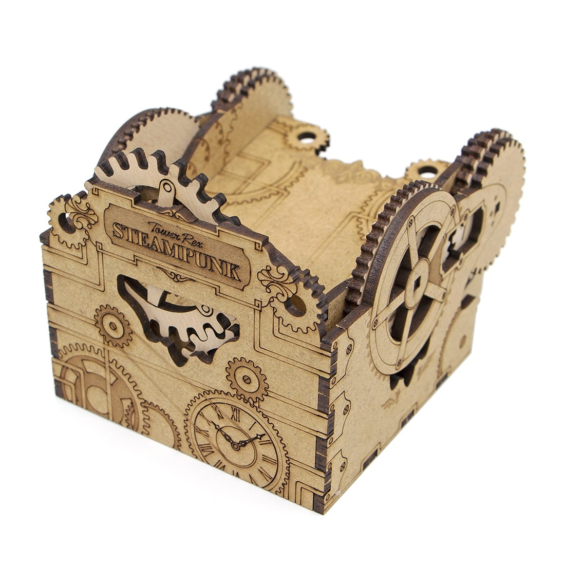 Органайзер для карт Steampunk Cardholder (Card Box Steampunk Cardholder), бренду Tower Rex - 2 - KUBIX 