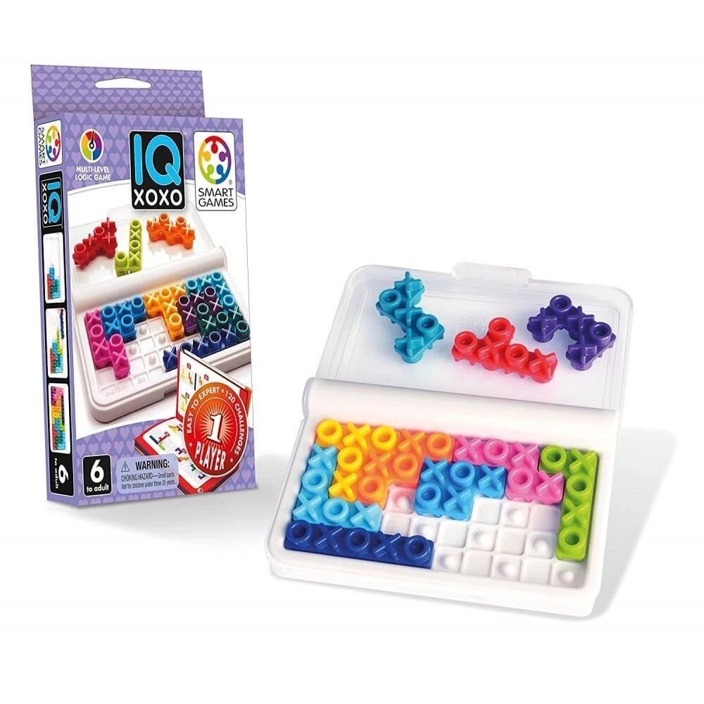 Настольная игра IQ XOXO, бренду Smart Games, для 1-1 гравців, час гри < 30мин. - 2 - KUBIX 