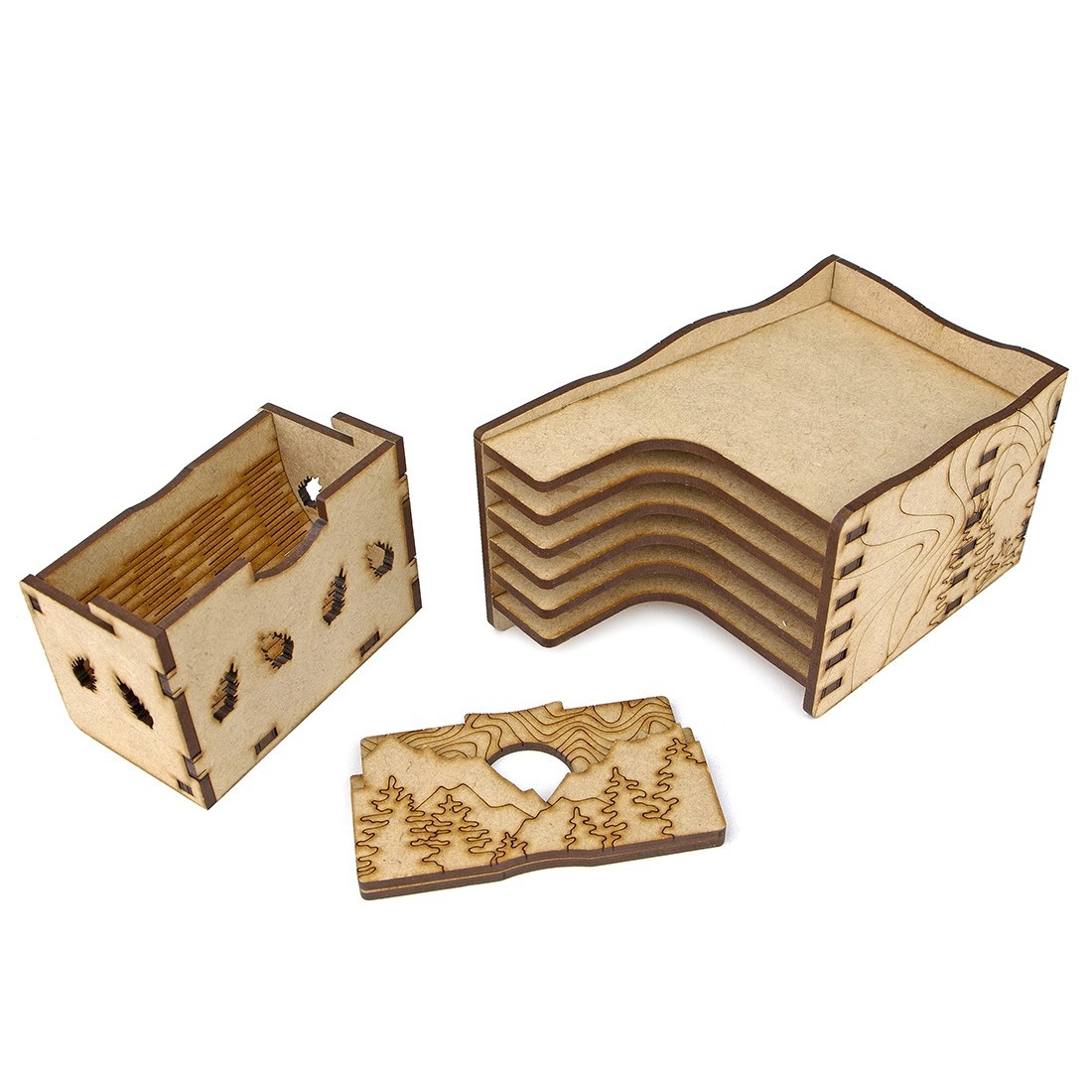 Органайзер для настольной игры Cascadia (Cascadia organizer), бренду Tower Rex - 8 - KUBIX 