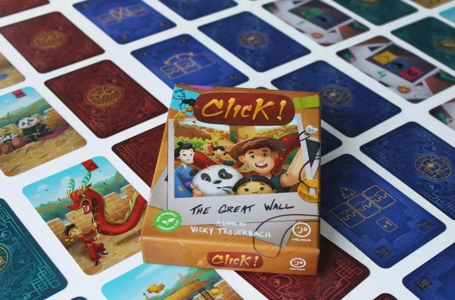 Настільна гра Клац! Великий китаський мур (Click! The Great Wall), бренду Games 7Days, для 2-4 гравців, час гри < 30хв. - 3 - KUBIX 
