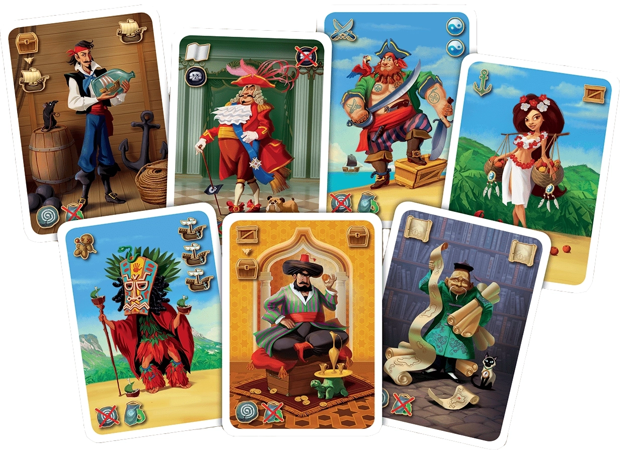 Настольная игра Пираты 7 Морей (Pirates of the 7 Seas), бренду IGAMES, для 2-4 гравців, час гри < 60мин. - 4 - KUBIX 