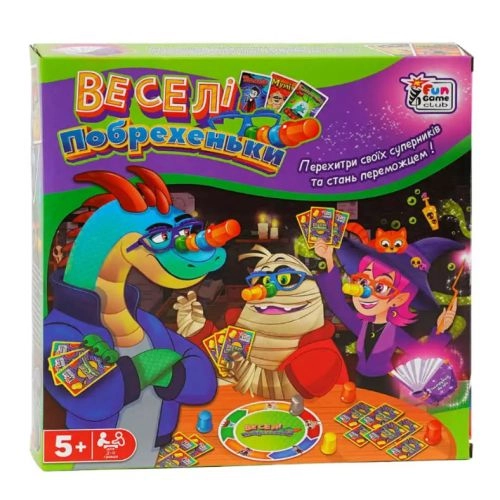 Настольная игра Веселые побрехушки, бренду Fun Game, для 2-4 гравців - KUBIX