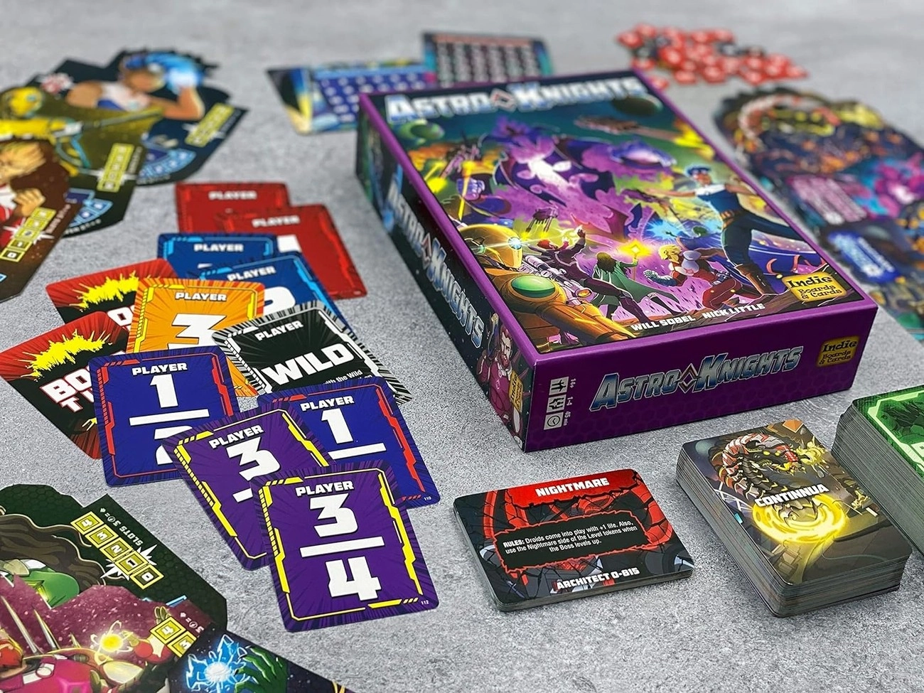 Космічні лицарі (Astro Knights) (EN), бренду Indie Boards and Cards, для 1-4 гравців, час гри < 60хв. - 2 - KUBIX 