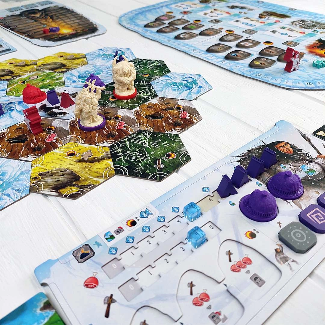 Настольная игра Бесконечная Зима. Палеоамериканцы (Endless Winter), бренду Игромаг, для 1-4 гравців, час гри < 60мин. - 8 - KUBIX 