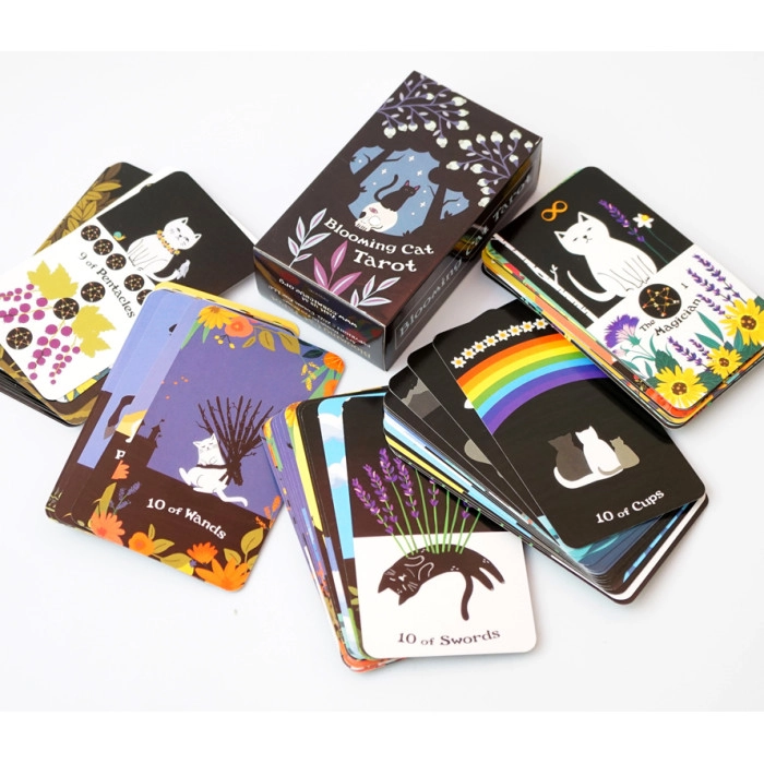 Карти ТАРО Квітучого Кота (Blooming Cat TAROT Cards) - 2 - KUBIX 