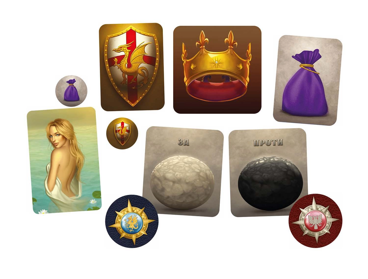 Настольная игра Авалон. Классическая версия (The Resistance: Avalon), бренду Geekach Games, для 5-10 гравців, час гри < 30мин. - 4 - KUBIX 