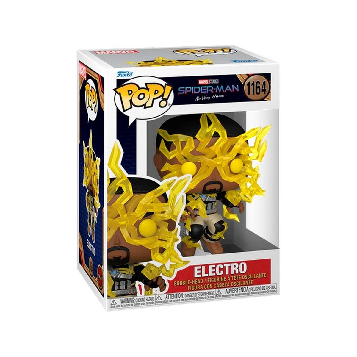 Ігрова фігурка FUNKO POP! ЕЛЕКТРО (Electro) Spider-Man No Way Home: #1164, бренду Funko - 2 - KUBIX 