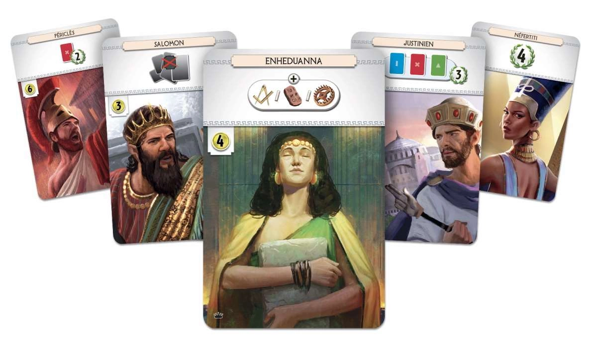 Настольная игра 7 Wonders 2nd edition: Leaders (EN), бренду Asmodee, для 3-7 гравців, час гри < 60мин. - 3 - KUBIX 