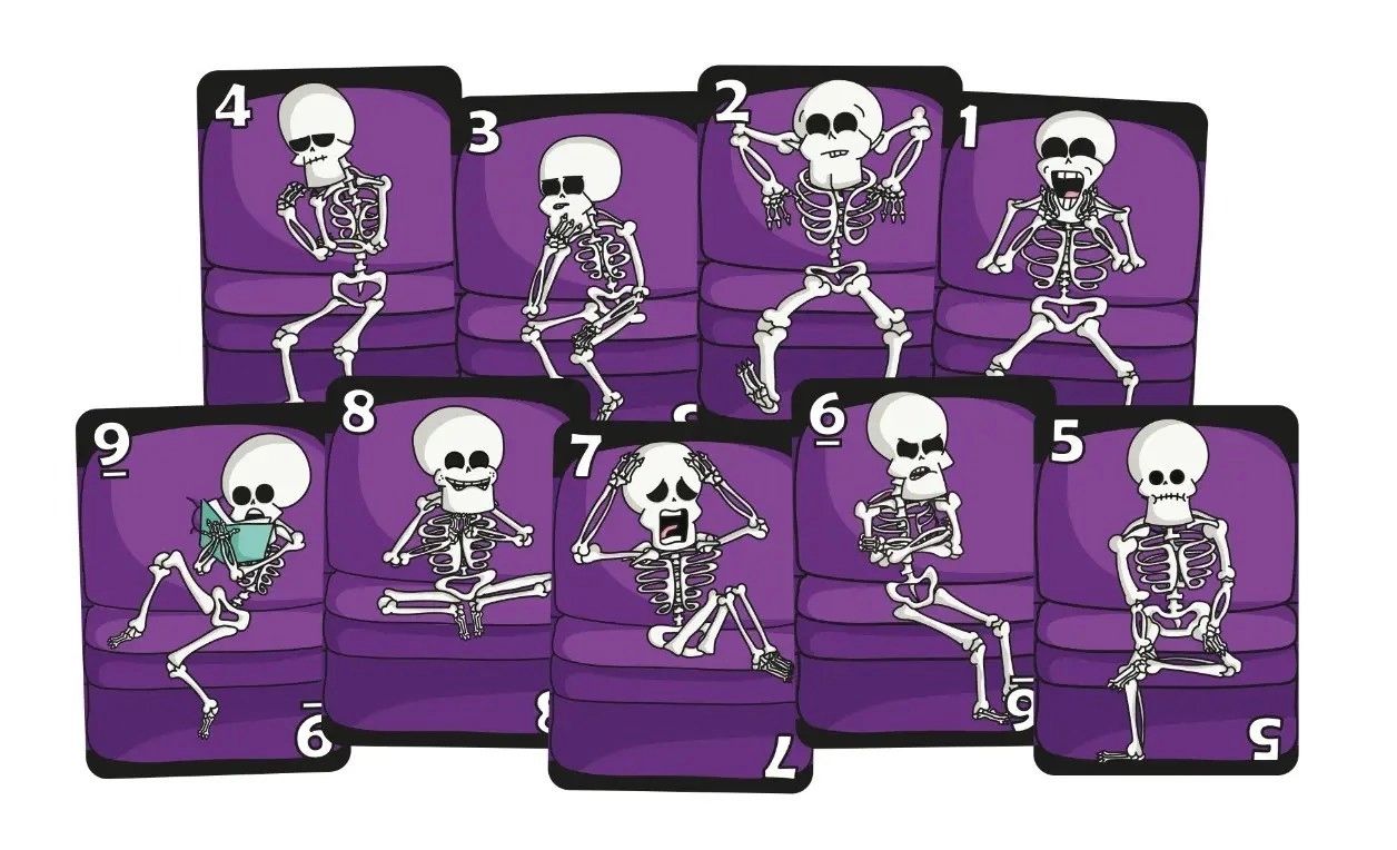Настольная игра «Диванные скелеты (Couch Skeletons)», бренду Lord of Boards, для 2-2 гравців, час гри < 30мин. - 4 - KUBIX 