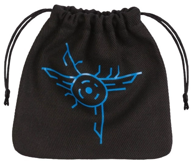 Мешочек Galactic Black & Blue Dice Bag, бренду Q-Workshop - KUBIX