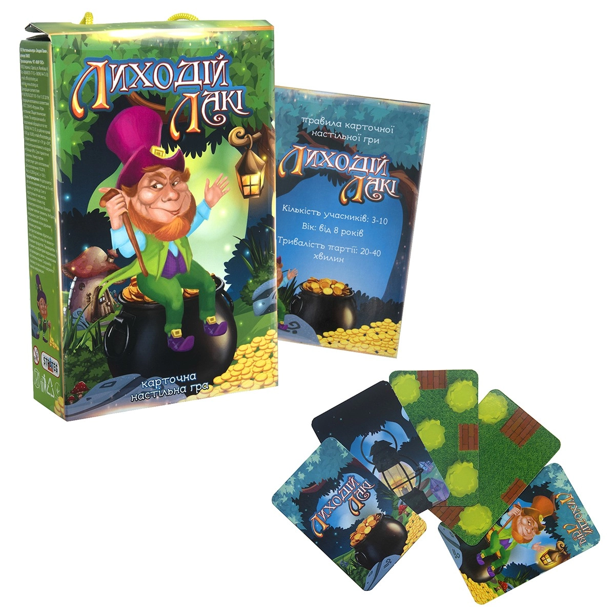 Настольная игра Лиходей Лаки, бренду Strateg, для 2-10 гравців, час гри < 30мин. - 3 - KUBIX 