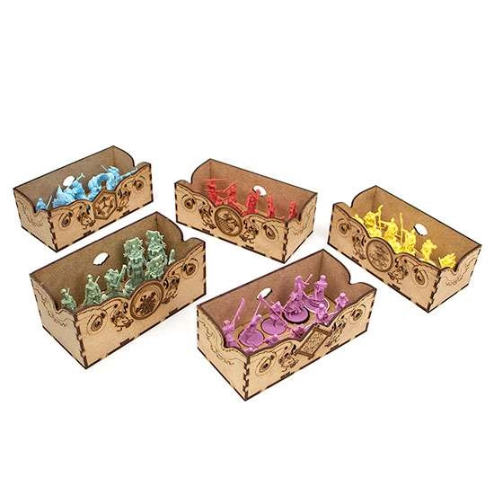 Органайзер для настольной игры Утреннее Солнце (Organizer for boardgame Rising Sun), бренду Tower Rex - 8 - KUBIX 