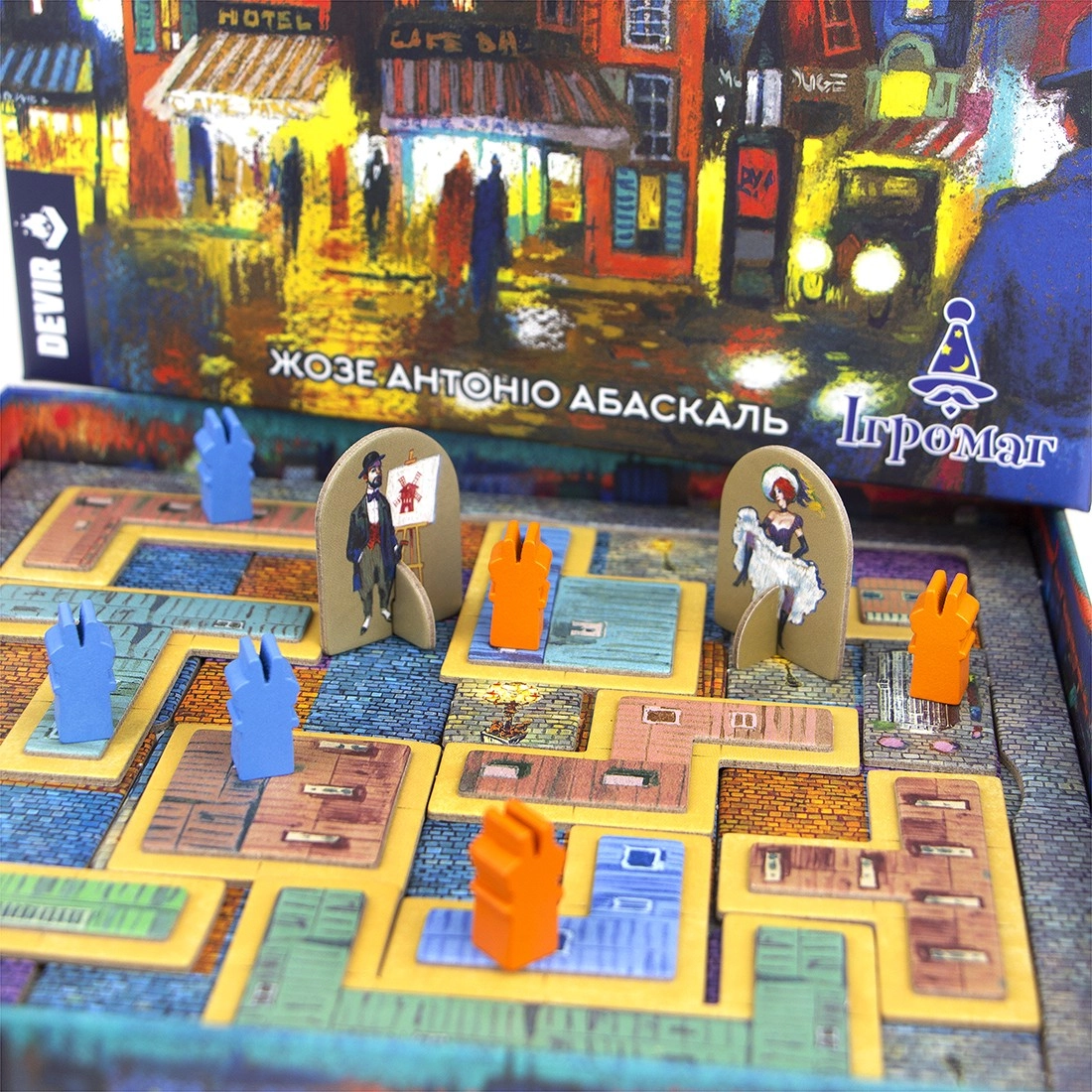 Настольная игра Париж. Город огней (Paris: La Cité de la Lumière), бренду Игромаг, для 2-2 гравців, час гри < 60мин. - 4 - KUBIX 