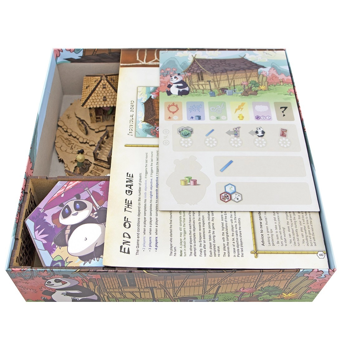 Органайзер для настольной игры Такеноко (Organizer for boardgame Takenoko), бренду Tower Rex - 2 - KUBIX 