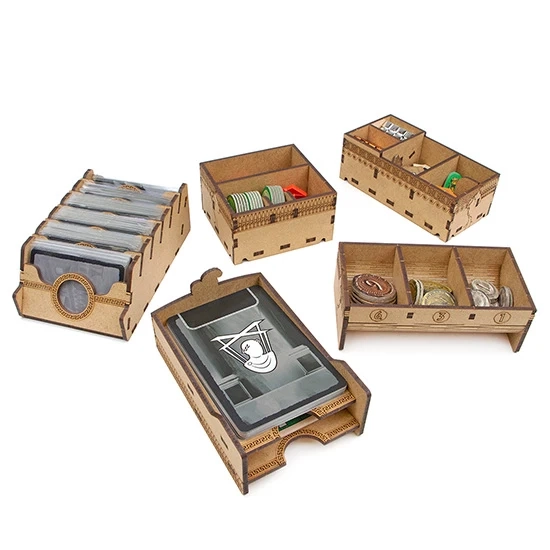 Организатор для настольной игры 7 чудес: Дуэль (Organizer for boardgame 7 Wonders: Duel), бренду Tower Rex - 3 - KUBIX 