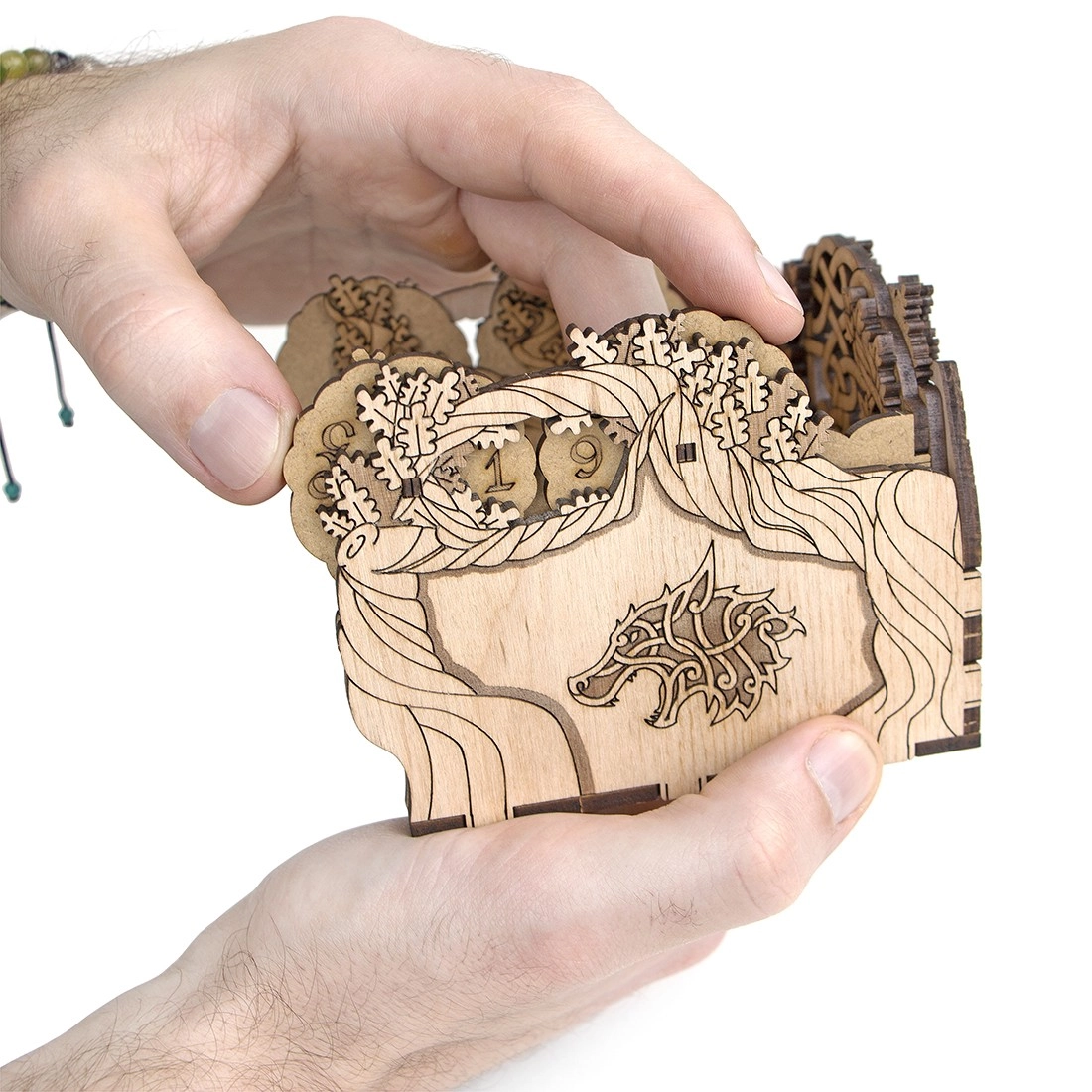 Органайзер для карт Sylvan Cardholder (Card Box Sylvan Cardholder), бренду Tower Rex - 5 - KUBIX 