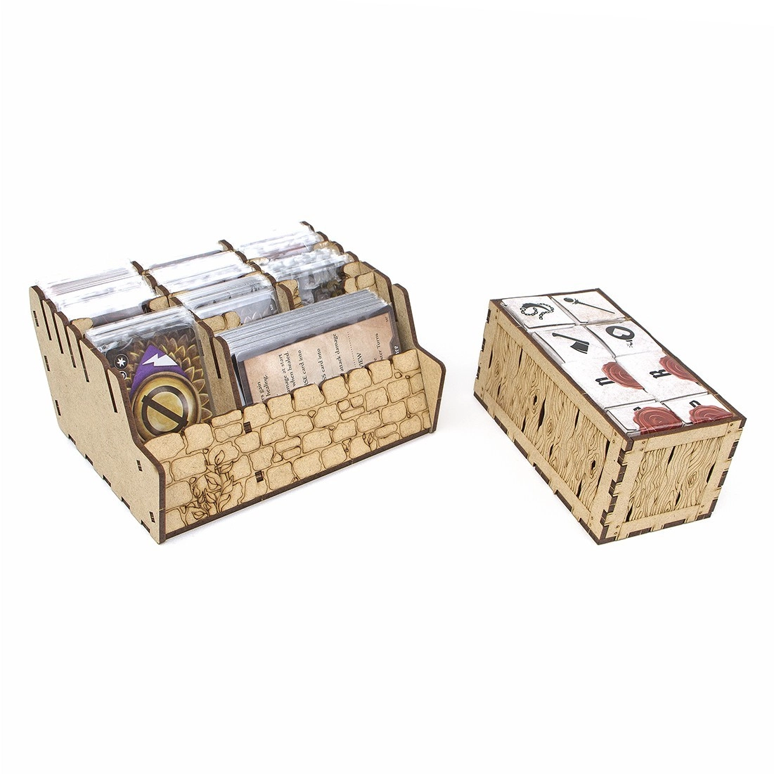 Органайзер для настольной игры Глумхейвен: Челюсти Льва (Organizer for boardgame Gloomhaven: Jaws of the Lion (Redesign)), бренду Tower Rex - 6 - KUBIX 