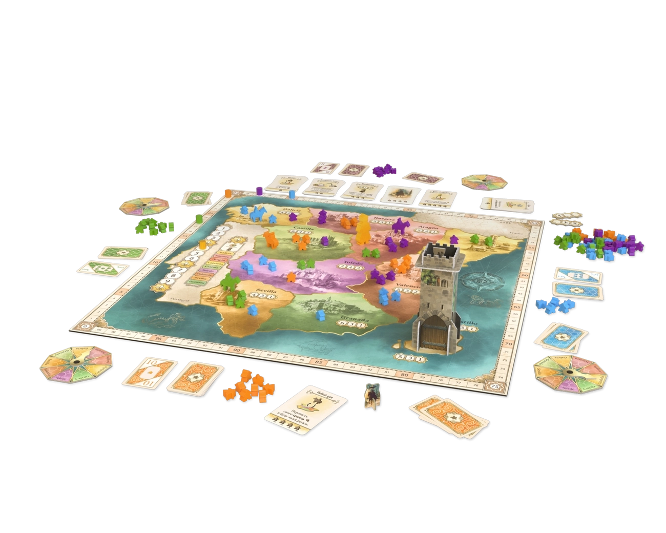 Настольная игра Эль Гранде (El Grande), бренду Feelindigo, для 2-5 гравців, час гри > 60мин. - 4 - KUBIX 
