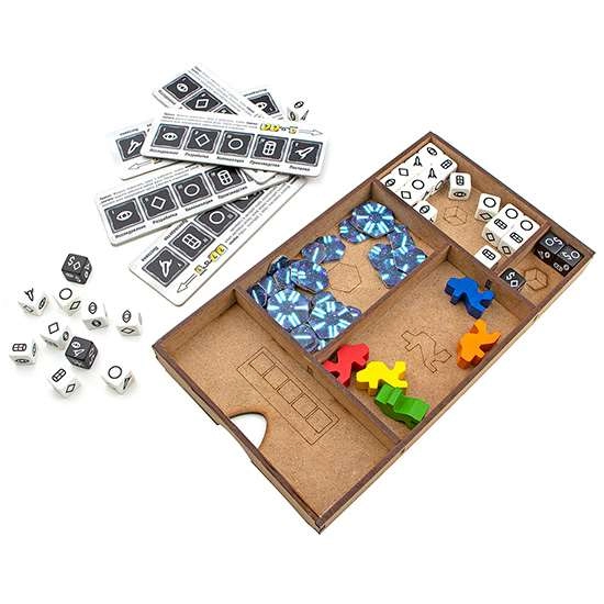  Органайзер для настільної гри Стрімголов по Галактиці (Organizer for boardgame Roll for the Galaxy), бренду Tower Rex - 2 - KUBIX 