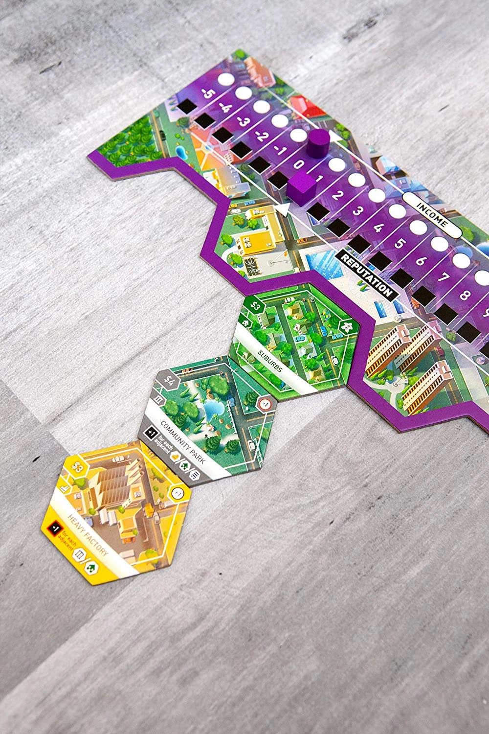 Настольная игра Suburbia 2nd Edition (Субурбія 2-е издание) (EN), для 1-4 гравців, час гри < 60мин. - 8 - KUBIX 